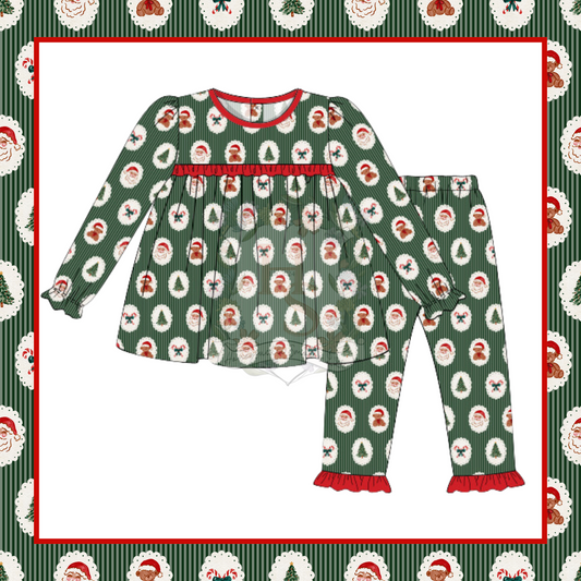 GIRLS CHRISTMAS EVE DREAMS TWO PIECE LOUNGWEAR