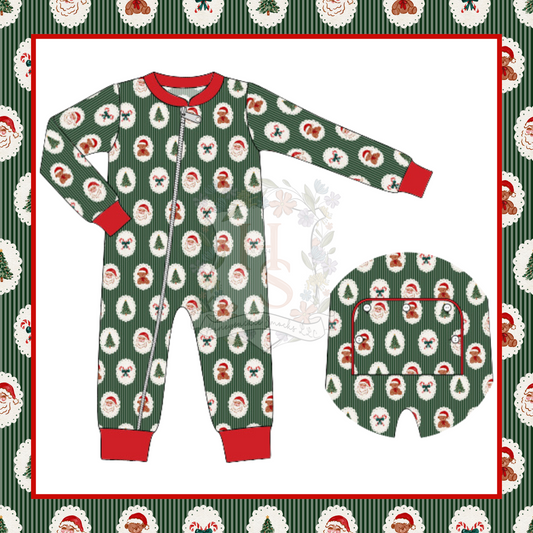 BOYS CHRISTMAS EVE DREAMS ZIP UP LOUNGEWEAR