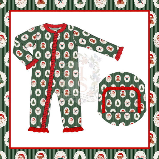 GIRLS CHRISTMAS EVE DREAMS ZIP UP LOUNGEWEAR